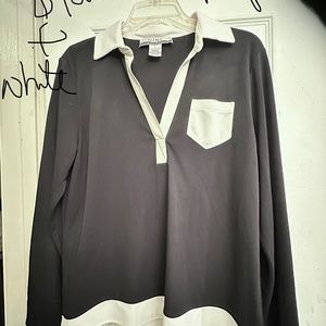 A simple yet chic & elegant top office blouse in sz “ large”
